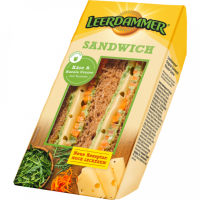 Leerdammer Sandwich Käse & Rucola 170g