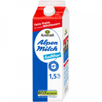 Bio Alnatura Haltbare Alpenmilch 1,5% 1l