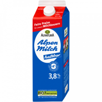 Bio Alnatura Haltbare Alpenmilch 3,8% 1l