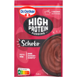 Dr.Oetker High Protein Pudding-Pulver Schoko für...