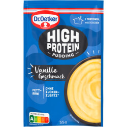 Dr.Oetker High Protein Pudding-Pulver Vanille Geschmack...