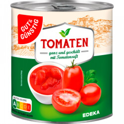 Gut & Günstig Tomaten ganz und geschält mit...