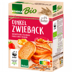 Bio EDEKA Dinkel Zwieback 2x100g