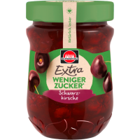 Schwartau Weniger Zucker Schwarzkirsche 300g