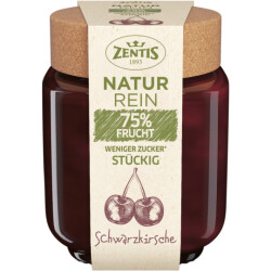 Zentis Natur Rein 75% Fruchtaufstrich Schwarzkirsche 200g