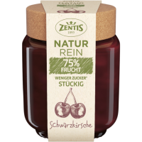 Zentis Natur Rein 75% Fruchtaufstrich Schwarzkirsche 200g