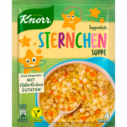 Knorr Suppenliebe Sternchen Suppe f&uuml;r 1l 84g