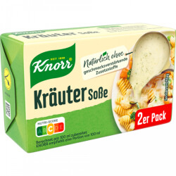 Knorr Kräuter Soße für 2x250ml 58g