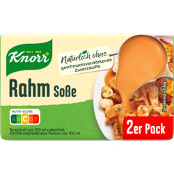 Knorr Rahm Soße für 2x250ml 68g