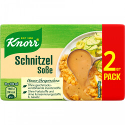 Knorr Schnitzel Soße für 2x250ml 50g
