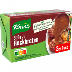 Knorr Soße zu Hackbraten für 2x250ml 48g
