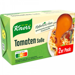 Knorr Tomaten So&szlig;e f&uuml;r 2x250ml 76g