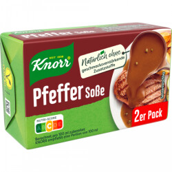 Knorr Pfeffer Soße für 2x250ml 46g