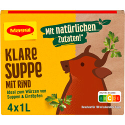 Maggi Klare Suppe mit Rind für 4l 80g