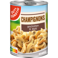 GUT & GÜNSTIG Champignons 3.Wahl geschnitten 290g