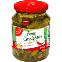 GUT&GÜNSTIG Cornichons mit Chili 350g