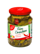 GUT&GÜNSTIG Cornichons mit Chili 350g