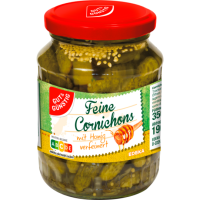 Gut & Günstig Cornichons mit Honig 350g