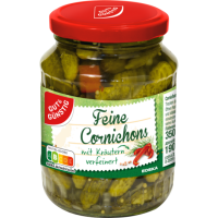 Gut & Günstig Cornichons mit Kräutern 350g