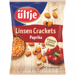 &Uuml;ltje Linsen Crackets Paprika 110g