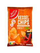 Gut & Günstig Kesselchips Sweet Chilli 150g