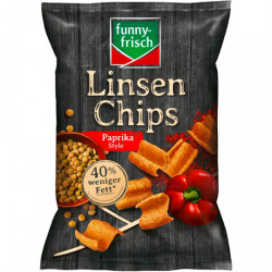 Funny-frisch Linsen Chips Paprika 90g