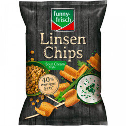 Funny-frisch Linsen Chips Sour Cream 90g