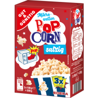 Gut & Günstig Microwave popcorn salted flavour...