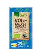 Bio EDEKA Vollmilchschokolade 39% Fairtrade 100g