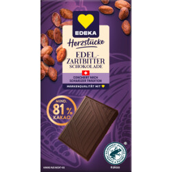 EDEKA Schweizer Edel-Zartbitterschokolade 81% 100g