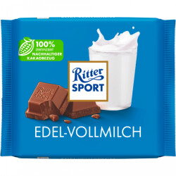 Ritter Sport Edel-Vollmilch Tafel 100g