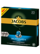 Jacobs Kaffee Kapseln Lungo 6 Decaffeinato 20ST 104g