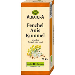 Bio Alnatura Tee Fenchel Anis Kümmel 20ST 45g