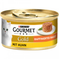 Gourmet Gold Ragout Raffinesse Huhn Katzennassnahrung 85g