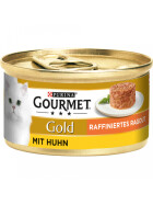 Gourmet Gold Ragout Raffinesse Huhn Katzennassnahrung 85g