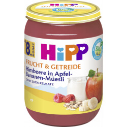Bio Hipp Himbeere in Apfel-Bananen-Müesli ab 8.Monat...