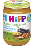 Bio Hipp Menü Couscous-Gemüse-Pfanne ab dem 6.Monat 190g