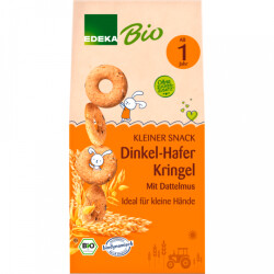 Bio EDEKA Dinkel-Hafer Kringel mit Dattelmus ab 1.Jahr 125g