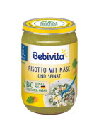 Bio Bebivita Menü Risotto mit Käse und Spinat ab 8.Monat 220g