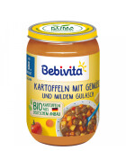 Bio Bebivita Menü Kartoffel-Gemüse mit mildem Gulasch ab 8.Monat 220g