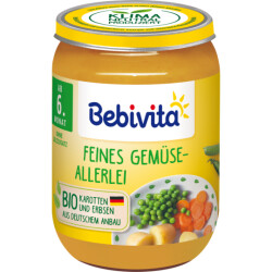 Bio Bebivita Feines Gemüse-Allerlei ab 6.Monat 190g