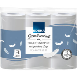 EDEKA Toilettenpapier samtweich TAD 3lagig 9x140BL