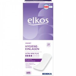 EDEKA elkos Hygiene-Einlagen Ultra Mini Plus 24ST