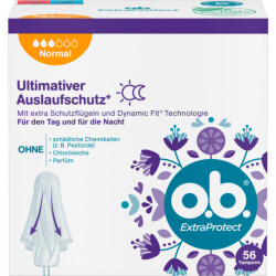 o.b.Tampons Extra Protect Normal 56ST