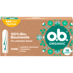 o.b.Organic Bio Tampon normal 16ST