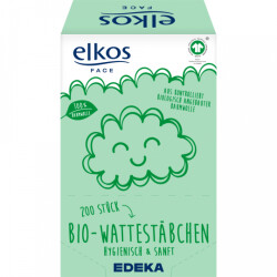 Bio EDEKA elkos Wattestäbchen 200ST