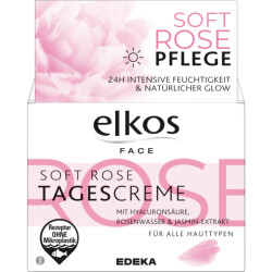 EDEKA elkos Gesichtscreme Rose 50ml
