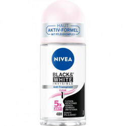 Nivea Deo Roll-On Invisible For Black&White Clear...