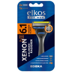 EDEKA elkos for men Xenon 6-Klingen Rasiersystem Herren...