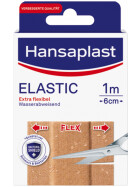 Hansaplast Elastic Pflaster 1mx6cm 10ST